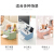 Ecoco Italian cocoa multifunctional Creative Desktop tissue box living room tea table remote control storage box tissue box office plastic drawer Nordic blue