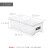 Chrysanthemum leaf Japanese refrigeratorstorage box frozen fresh boxdrawer style finishing kitchen food storage box food material storage with cover M 1 Pack