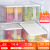 Largerefrigeratorstorage box, plastic storage box, food finishing box, kitchen rectangular vegetables, fruits and vegetables, fresh box, white 5L, imported from Japan