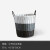 Storage general mobilization dirty clothes basket storage basket [large capacity foldable] dirty clothes storage basket laundry basket imitation rattan dirty clothes basket classic gray gradual change * medium (38cm high)