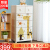 Xi Tianlong large capacity 5-storey drawer type storage cabinet children's milk powder toy storage cabinet baby wardrobe snack storage cabinet bedroom nightstand wardrobe long neck deer print flower