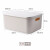 Bailu with lid plastic storage box sorting box book snacks make up storage box wardrobe underwear storage box milk white large