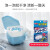 Japanese imported cleaning box for dentures put the box for storing dentures, denture holder for dentures, drain box, half of the cleaning box for dentures, blue