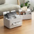 Lazy corner home with remote control storage home tis sue box simple living room tea table drawer multi function white