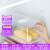 Japanese refrigeratorstorage box frozen fresh boxdrawer special storage box for kitchen food ingredients storage artifact with cover fruits and vegetables fresh box (L)