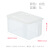 Largerefrigeratorstorage box, plastic storage box, food finishing box, kitchen rectangular vegetables, fruits and vegetables, fresh box, white 5L, imported from Japan