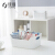 Jiabai thick anti falling Imitation Ceramic makeupstorage Bathroom Bath Basket large capacity hand-held Bath Basket storage basket plastic bath frame living room storage basket