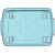 105lextra large blue plastic storage box packing box eco friendly storage box