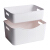 Vilsicijon dimensional simple Japanese storage box bathroom bathroom storage box sundries sorting box desktop multi-functional snack storage box toy storage box 2330