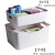 Vilsicijon dimensional simple Japanese storage box bathroom bathroom storage box sundries sorting box desktop multi-functional snack storage box toy storage box 2330