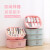 Underwear storage box sorting box bra underwear socks storage box classification storage box clothing plastic desktop storage box small clothing classification compartment with cover Nordic powder three piece set (new style with pattern)