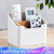 Grapefruit town table top tea table key remote control storage box plastic simple student dormitory table dividing desk sundry mobile phone