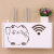 Yujialiangpin non perforated wireless router storage box WiFi optical cat decoration box multimedia shelter box set top box shelf large