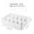 Vilsicijon dimensional simple underwear storage box domestic bra, underwear, socks storage box plastic with cover, sorting box 3 in white 2670