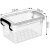 4.4L, four storage boxes for desk top sundries, makeup snack storage box, portable medicine box, storage box, sorting box