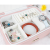 SOFIS jewelry box jewelry storage box jewelry storage box multi story Princess European style Korean simple earring storage box watch box hand jewelry box Gift Girl Necklace Pink 220 (L) / 160 (W) / 85 (H)