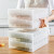 Tangyi Japanese egg storage box large egg box thickstackable with lid kitchen finishing box egg stand refrigeratorfresh box food storage box double layer 60 egg transparent drawer type [egg storage box]