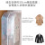 Dustproof bag clothing dustproof cover hanging type clothing dustproof cover coat cover thick down clothes hanging bag household Nordic deer 1 pack - three dimensional printing dustproof cover extra large - [60 * 50 * 120cm]