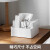 Lazy corner home with remote control storage home tis sue box simple living room tea table drawer multi function white