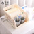 Jiabai fruit and vegetable basket vegetable shelf clothes storage basket snack toy storage basket three plastic storage baskets kitchen storage shelf multilayer stackable storage basket rice white