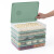 Dengbi dumpling box [3 layers and 3 covers] refrigeratorfresh boxstorage box rectangular frozen dumpling box Wong blunt box cover quick frozen dumpling storage box