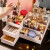 Star flower makeupstorage box desktop finishing plastic makeup box dresser skin care shelf northern Europe powder large