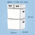 Vilsicijon dimensional simple Japanese storage box sundry sorting box bathroom bathroom storage basket desktop multi-functional storage box underwear storage box 4 Pack