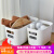 Bailu plastic storage basket toilet bathroom makeupstorage basket sorting box kitchen table top sundries snack storage box simple storage box [large]