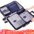 EDO travel storage bag, underwear, shoes, clothes, six sets of portable bags, necessary sub bags, travel luggage, storage bag, dark blue