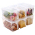 Bailu refrigeratorfresh box storage box, food storage box, grain storage box, kitchen storage box, storage basket, storage supplies, over value, 2 packs (transparent cover)