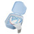 Japanese imported cleaning box for dentures put the box for storing dentures, denture holder for dentures, drain box, half of the cleaning box for dentures, blue