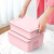 Vilsicijon dimensional simple underwear storage box domestic bra, underwear, socks storage box plastic with cover, sorting box 3 in pink 2670