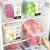 Japanese food storage box with lid refrigeratorfresh box fruits, fruits and vegetables plastic storage box grain cabinet storage box six packs * 4.7L