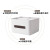 Lazy corner home with remote control storage home tis sue box simple living room tea table drawer multi function white