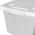 105lextra large grey plastic storage box packing box eco friendly storage box