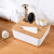 Le Yijia tissue box living room table top drawer tea table storage box paper drawer office table multi-functional roll paper box napkin paper box table top storage (three spaces)