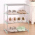 Green reed four layer shoe shelf shelf simple shoe cabinet shoe box storage shelf Nordic Green