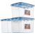 Jeko plastic desktop small transparent storage box10l 3 toys makeupstorage box snacks sorting box medicine box portable medicine box storage box blue swb-515