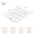 Japanese lazy folding board Wardrobe Storage folding board creative household folding clothes artifact T-shirt storage shelf wrinkle proof large 5 Pack