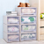 [30% off for 3 pieces] Bailu overlay storage cabinet drawer transparent underwear storage box clothing sorting cabinet baby Wardrobe Storage item thick medium single