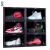 Goto shoe box basketball shoe storage box transparent magnet gaobang anti oxidation acrylic shoe box collection display shoe wall transparent six groups twelve (D12)