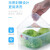 Japan imported refrigeratorfresh boxplastic sealed box food storage box storage box can be frozen in 3.0L packages