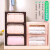 Baicao garden fabric storage box clothes quick sub Oxford cloth sorting box storage box wardrobe steel frame storage box 56L 3 PCs in coffee color