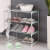 Green reed four layer shoe shelf shelf simple shoe cabinet shoe box storage shelf Nordic Green