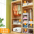 [20% off for four pieces] Wardrobe Storage Basket foldable drawer style clothes sorting rack box clothes storage box layered partition storage rack bedroom dormitory stall God appliance wardrobe storage frame height 44 * 34 * 25cm