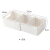 Bailu retractable drawer sorting box underwear socks separate storage box sundries storage box retractable underwear storage box white