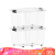 Jinrong high transparent eco friendly type storage box80l 2-Pack extra largetransparentthick clothes sorting box toy packing storage box