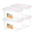 Jekoplastic desktop small transparent storage box8l 4 pcs baby home makeupchildren toy LEGO storage box snacks sorting box medicine box medicine box storage box swb-501