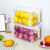 Biyaz four refrigerator with handle household fresh box food storage box frozen storage plastic box miscellaneous grain storage box kitchen storage box zx-19