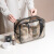 Jh9097 Travel Wash Bag transparent bath makeup bag waterproof storage bag Korean simple storage bag black gray transparent medium